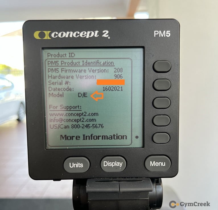concept 2 rower model