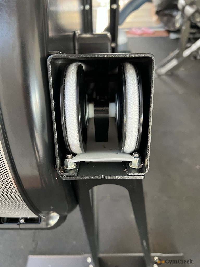 concept2 rowerg machine front cover removed