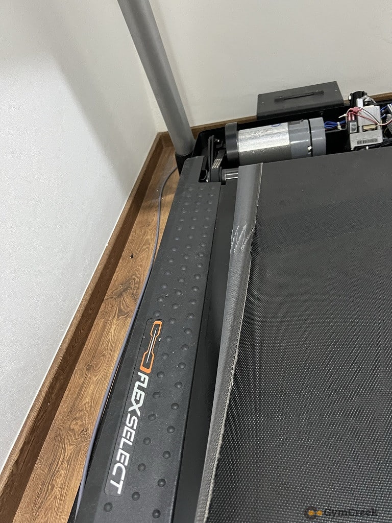 nordictrack treadmill belt fold