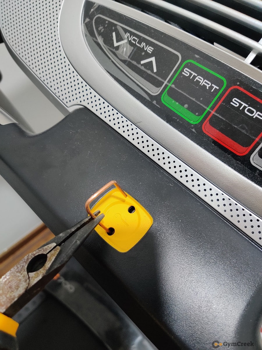 nordictrack treadmill safety key diy make sure fit the holes
