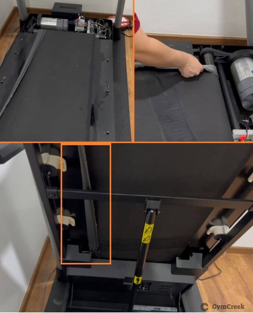 My Treadmill Belt Folded Over and How I Fixed It GymCreek