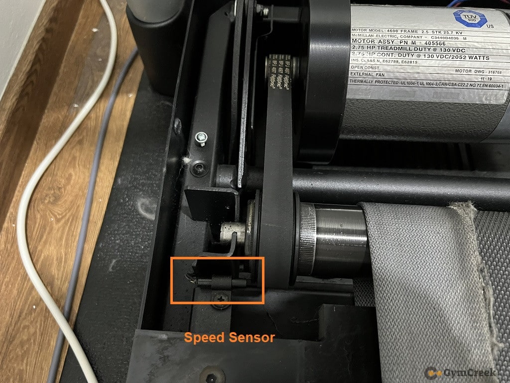 treadmill speed sensor