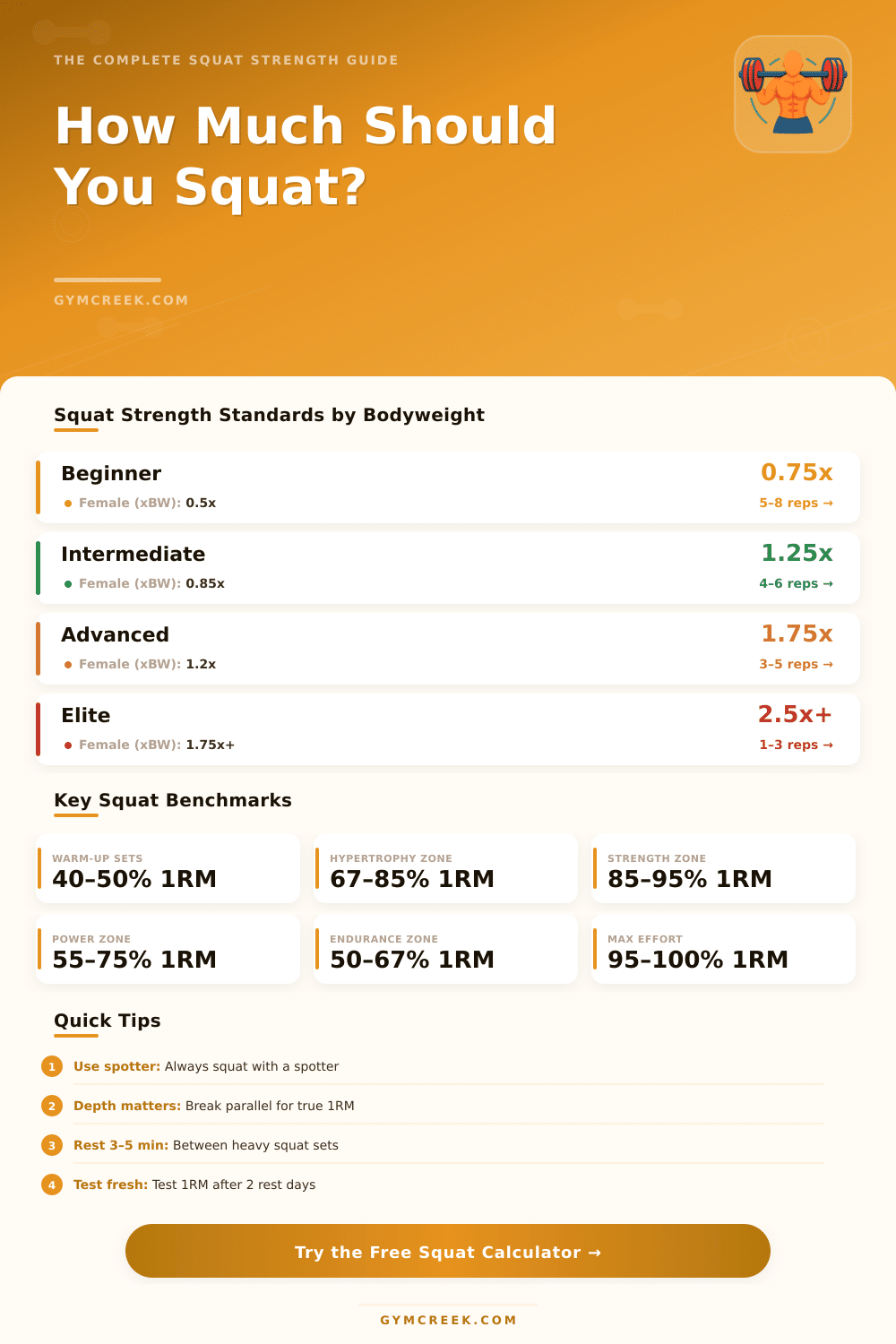 Squat Weight Calculator: Find Your Ideal Training Load