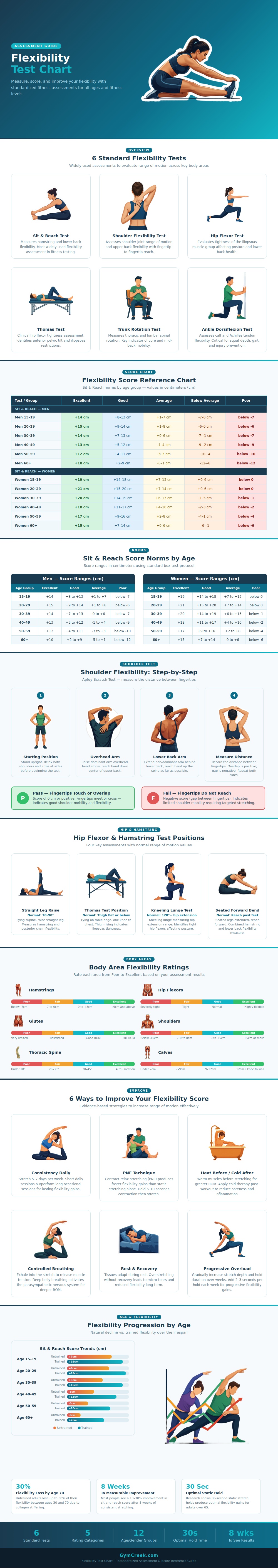 Flexibility Test Chart