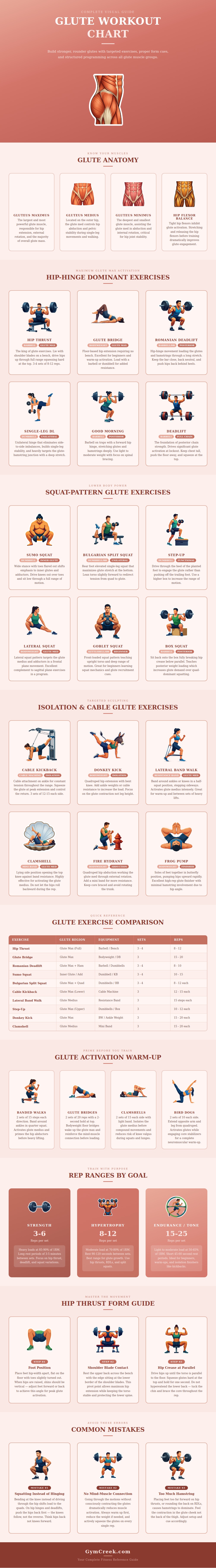 Glute Workout Chart