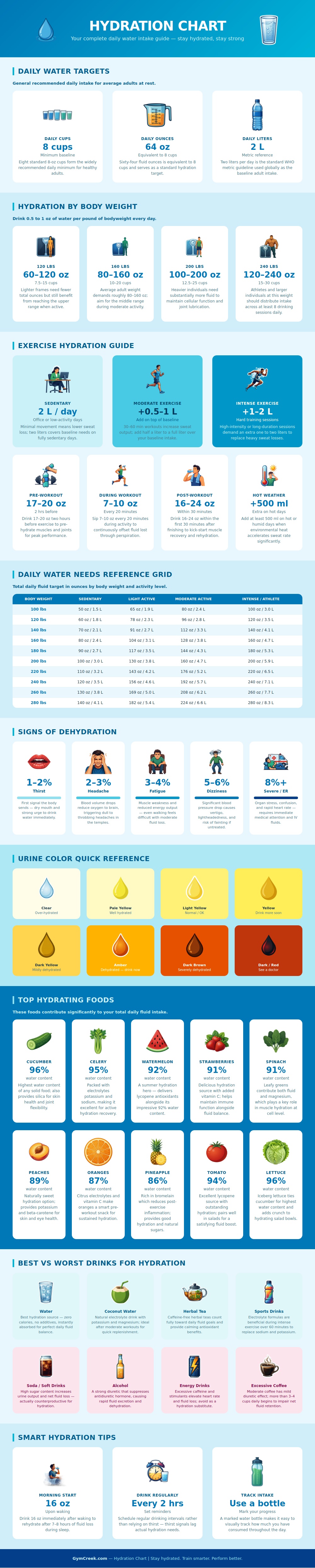 Hydration Chart