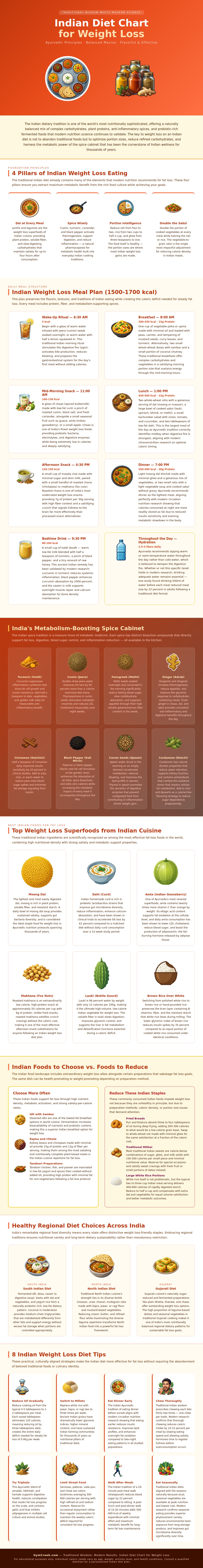 Indian Diet Chart For Weight Loss