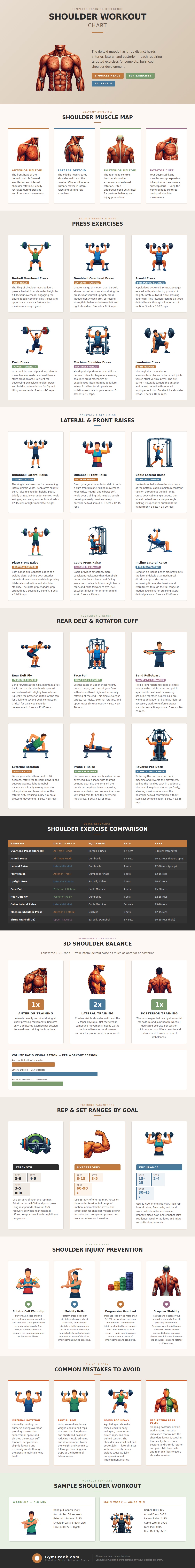 Shoulder Workout Chart