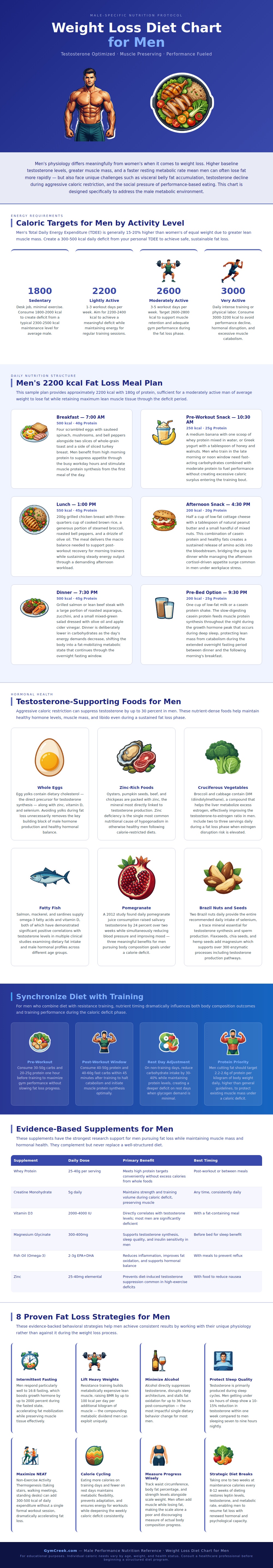 Weight Loss Diet Chart For Men