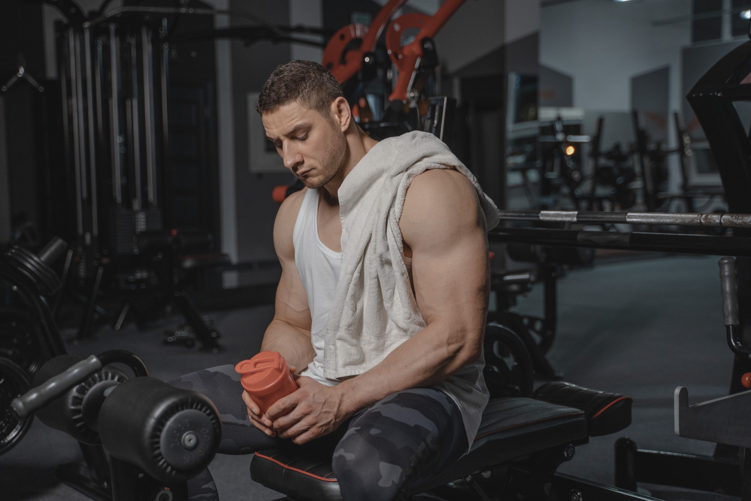 bodybuilder eating meal bodybuilder eating meal