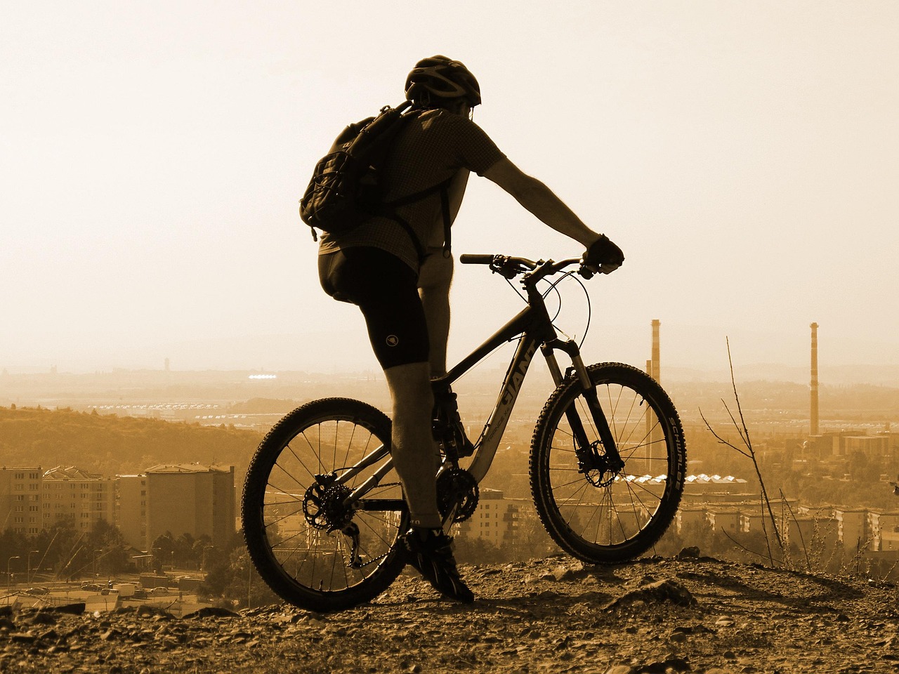 cyclist climbing hill cyclist climbing hill