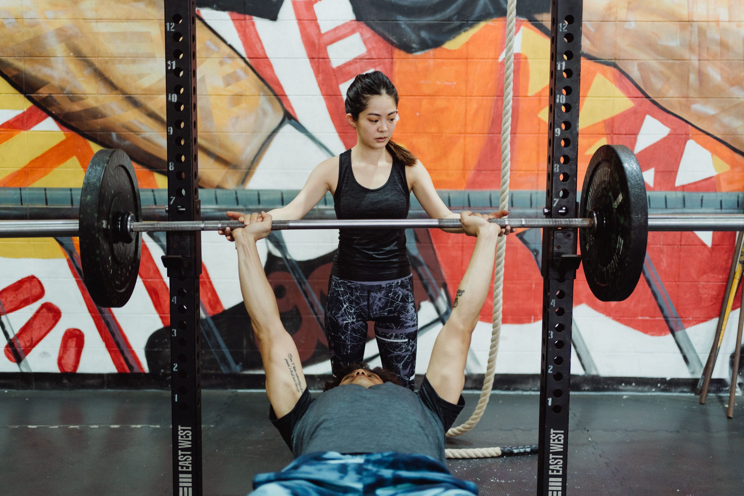 person bench pressing person bench pressing