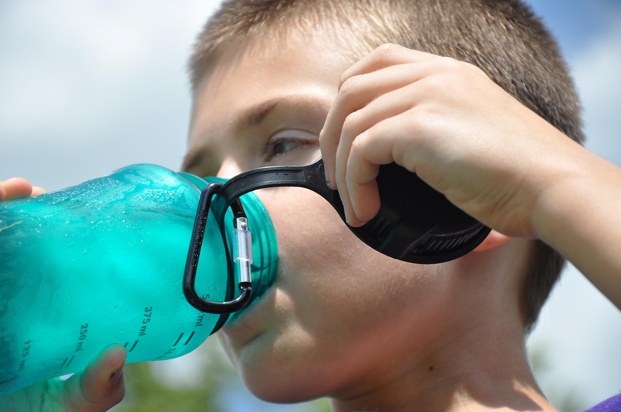 person drinking water person drinking water