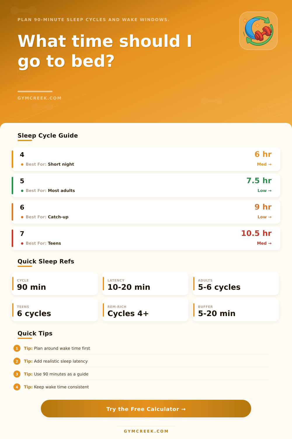 Sleep Cycle Calculator