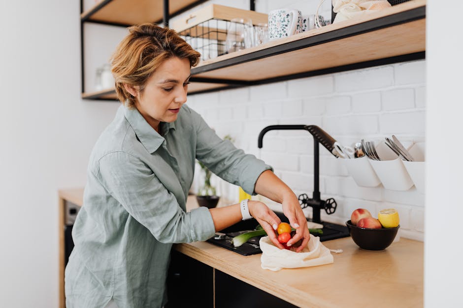 woman preparing healthy meal woman preparing healthy meal