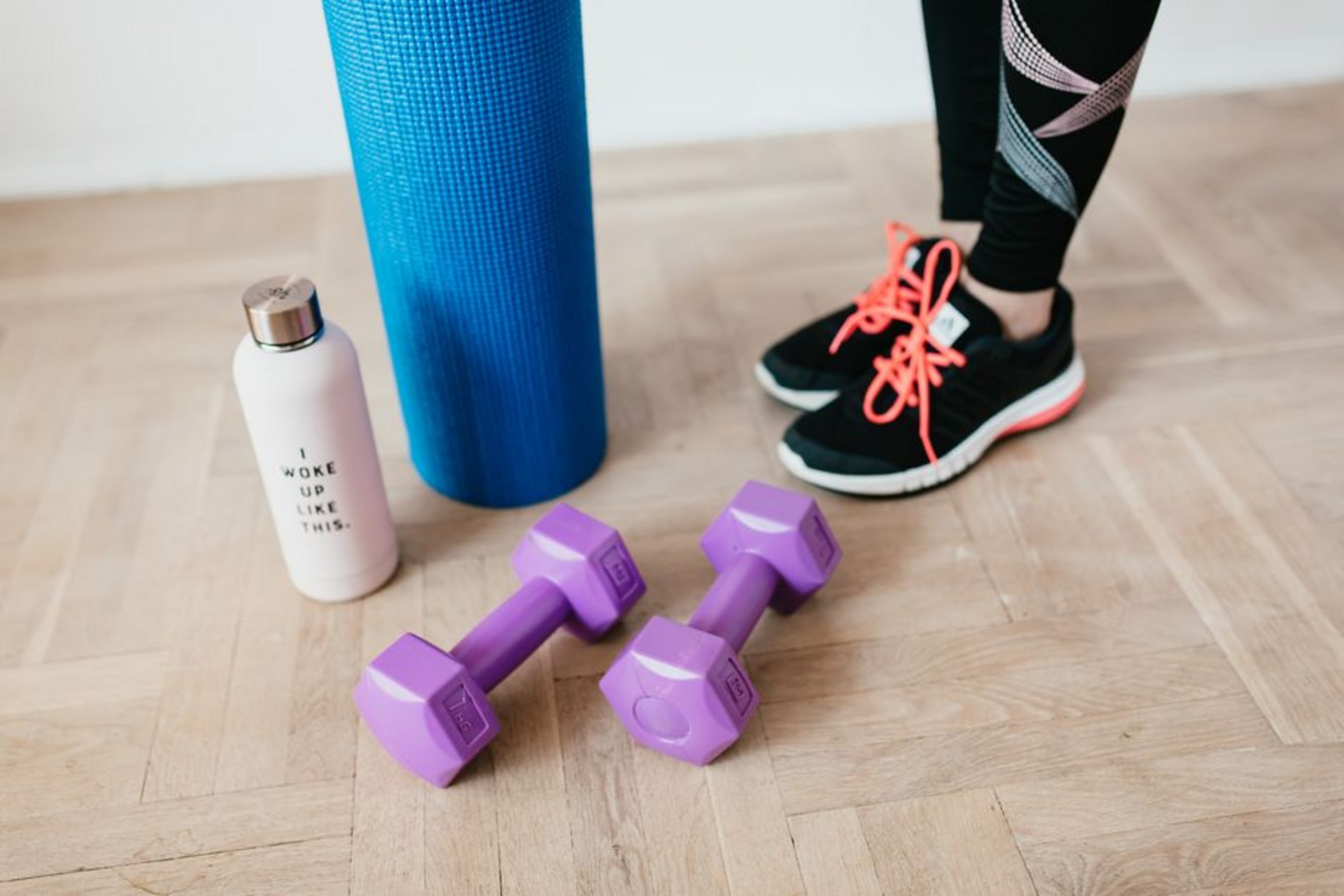 home gym equipment on wood floor home gym equipment on wood floor