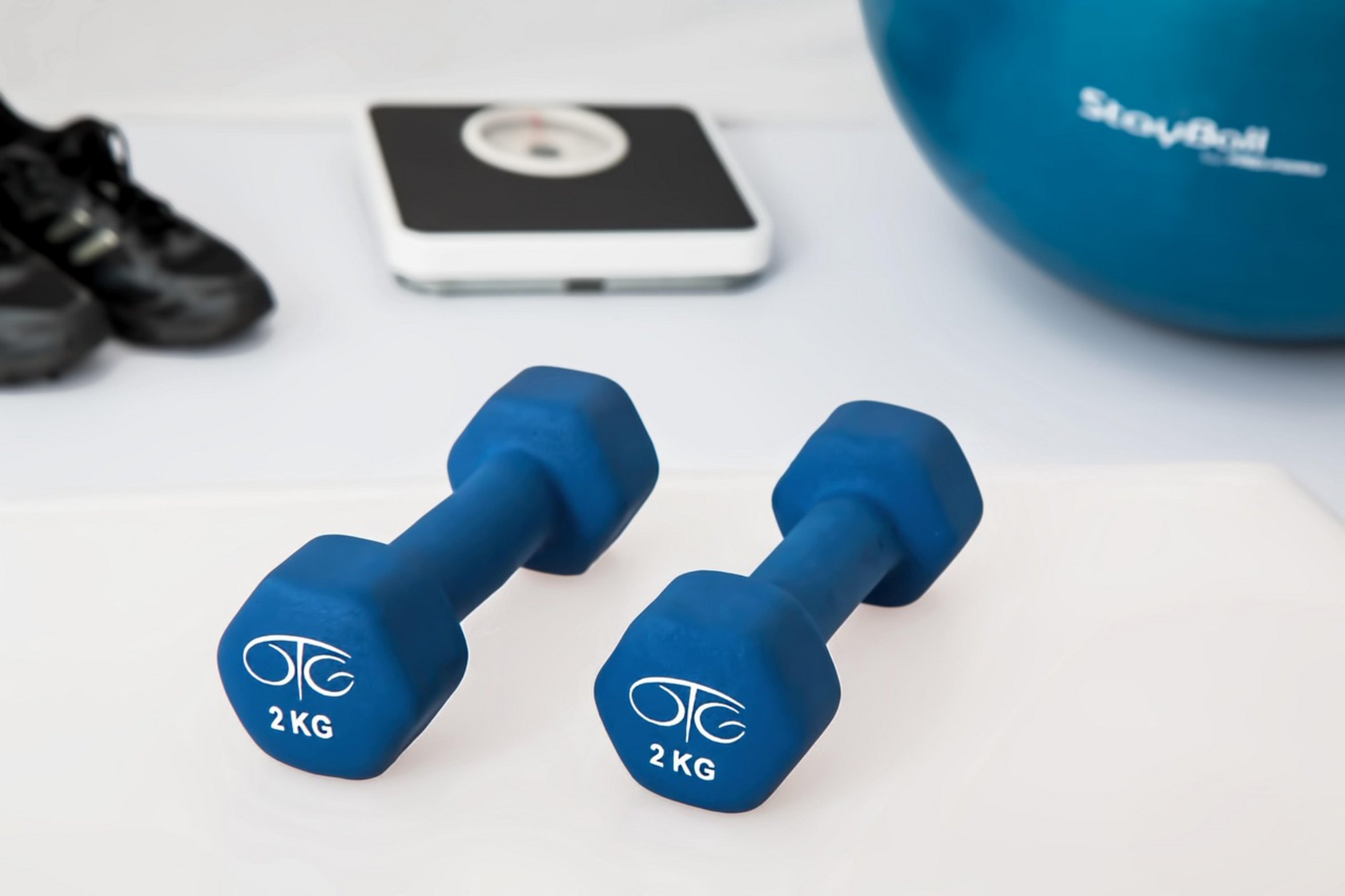 Peloton weights and mat Peloton weights and mat