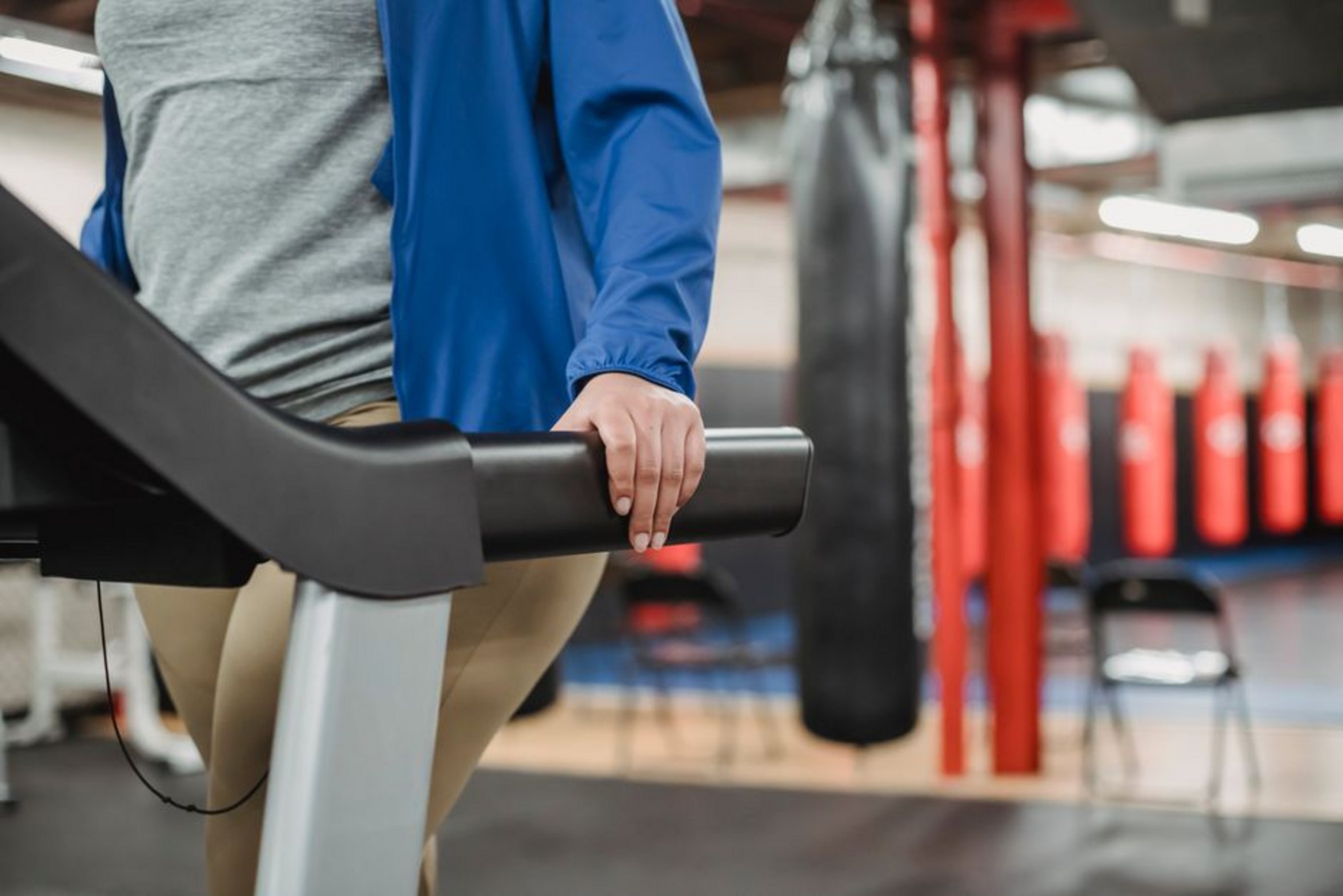 person running treadmill person running treadmill
